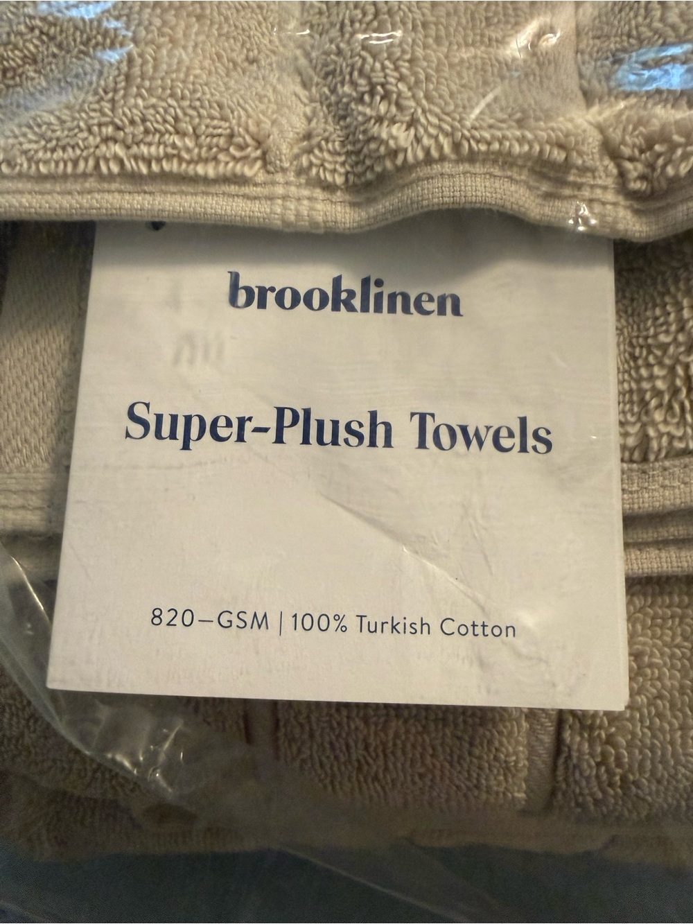Brooklinen set of 2 bath sheets